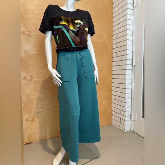 Knitted pants with front pockets - Picture 4 of 7